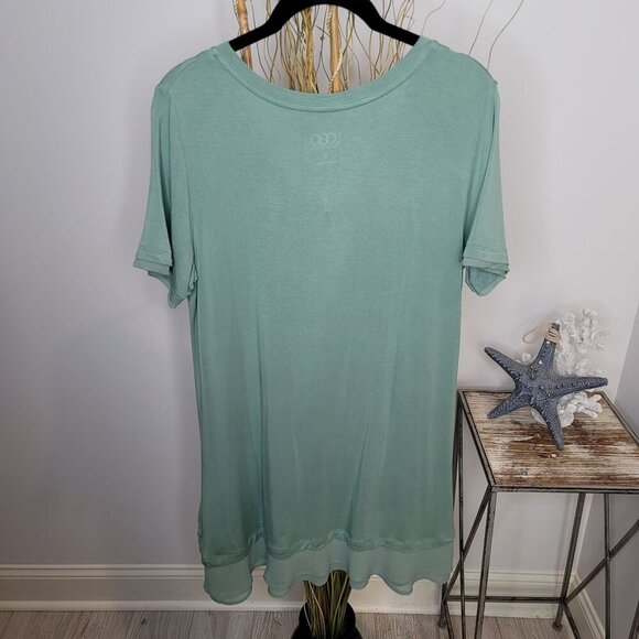LOGO By Lori Goldstein Tunic Womens Small - Picture 2 of 7